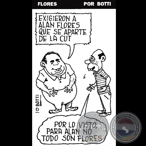 FLORES - Caricatura de Fiorello Botti - Año 2008